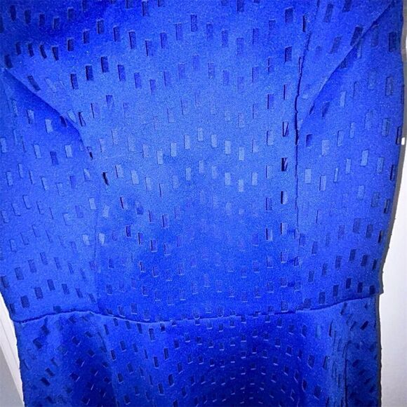 Apt 9 Women's Blue Fit & Flare Knee-Length Dress Size 8 Sleeveless - Picture 5 of 7